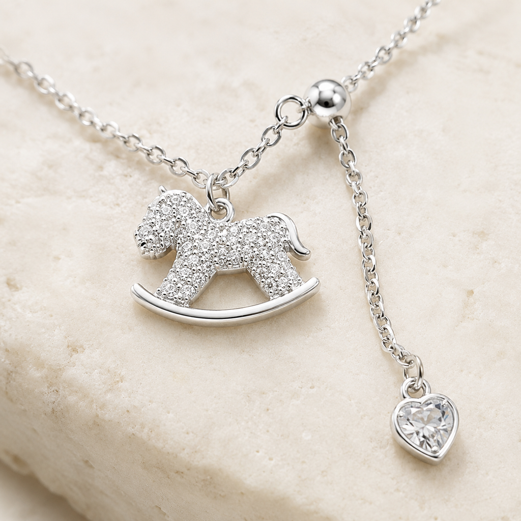 Lucky Rocking Horse Necklace