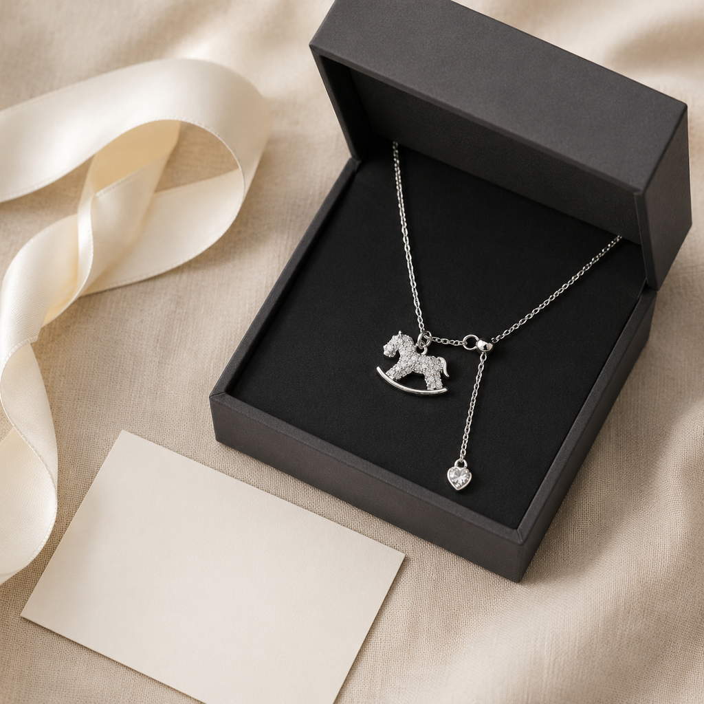 Lucky Rocking Horse Necklace