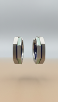 Geometric Stainless Steel Hoop Earrings