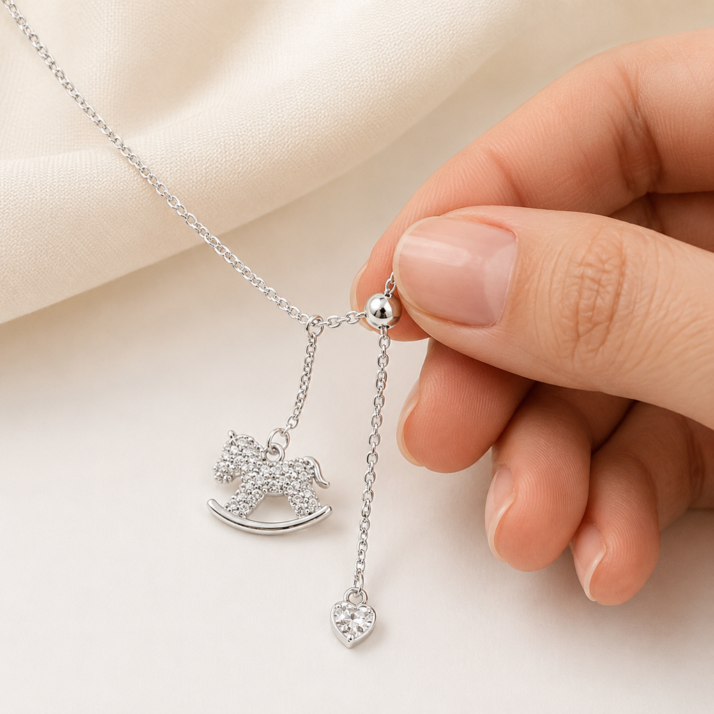 Lucky Rocking Horse Necklace